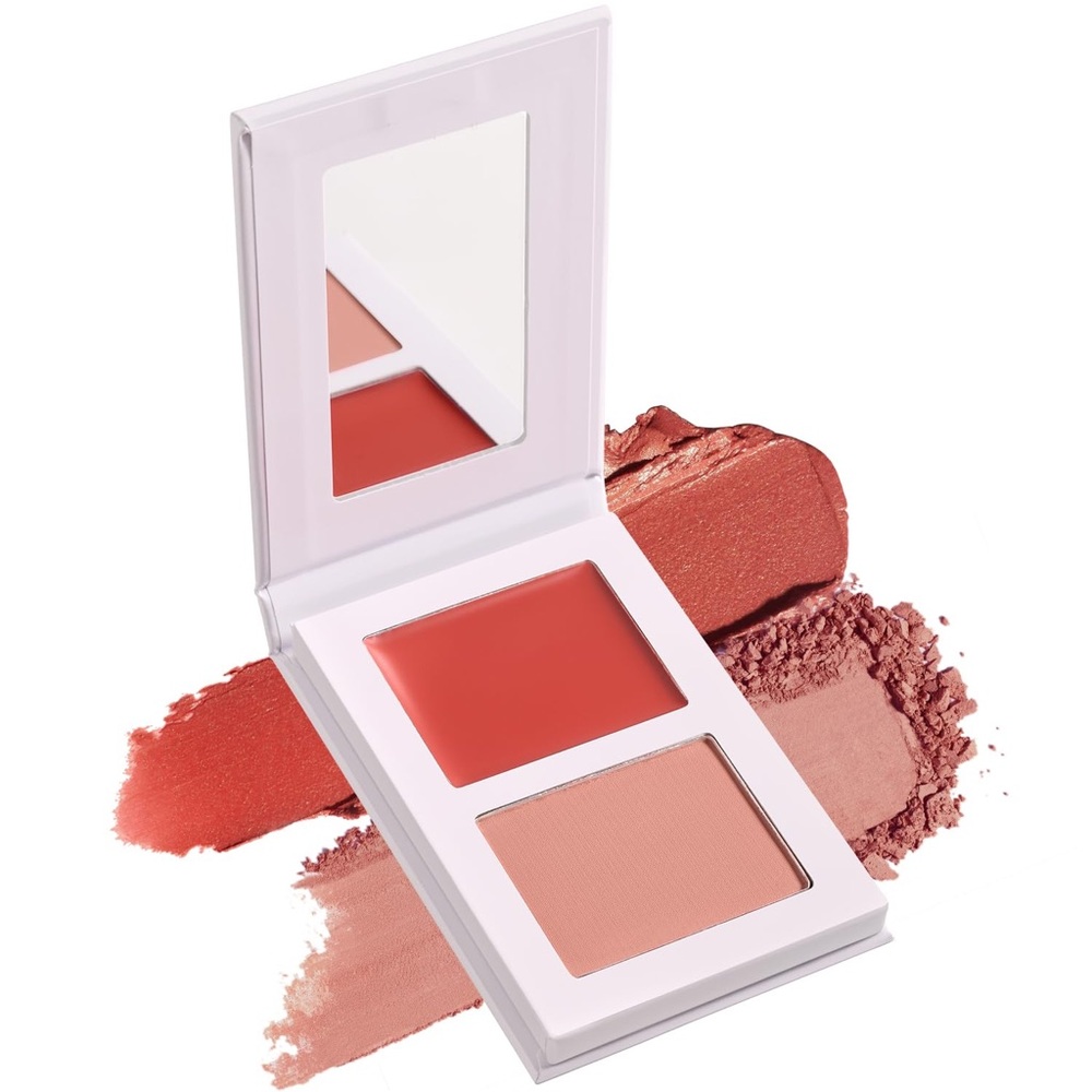 Blush Duo in Rosy Glow - Sheer Cream & Powder